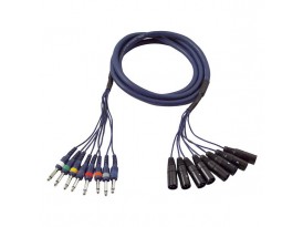 MULTI AUDIO 8 XLRM/ 8 JACK 6M