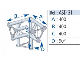 Asd ASD31 Angles 3 départs 90°