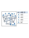Asd ASD31 Angles 3 départs 90°