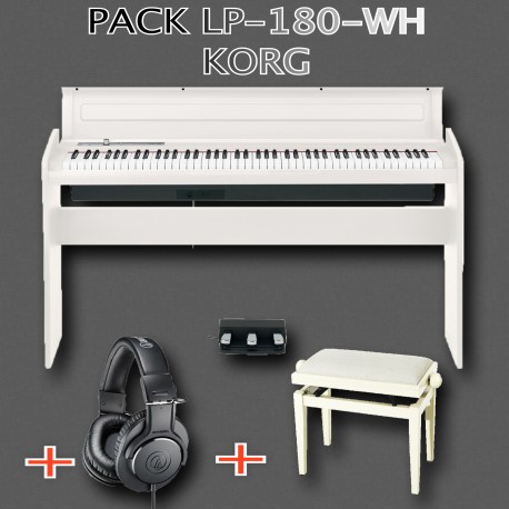 Pack LP180-WH Korg