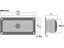Piezo Tweeter MPT-016