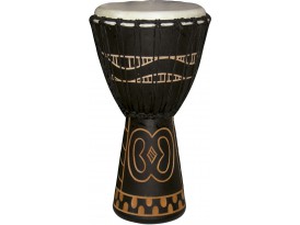 Tanga djembe 8" noir sculpte
