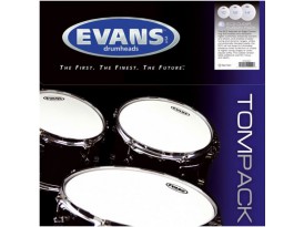 Evans - TPG2CLRF Tom Pack - Transparentes fusion 10" 12" 14"