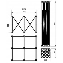 Contest PLTL-F60 pied 60cm
