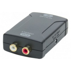 Convertisseur audio toslink 2RCA