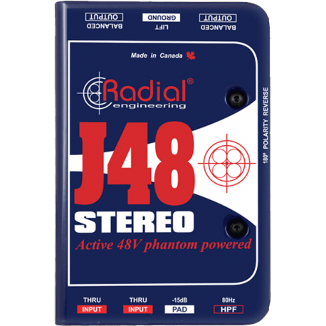 Radial - J48-STEREO Série J Class