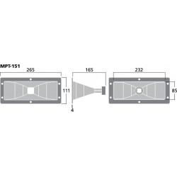 Piezo Pavillon Med-Aigu MPT-151
