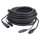 Dap Audio Câble alim / DMX 1.5m noir 