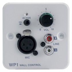 Audiophony PA WP-1 Contrôleur mural pour ZONEAMP4120 ou PREZONE44