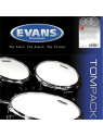 Evans - TPG1CLRS Tom Pack - Transparentes standard 12" 13" 16"