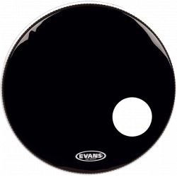 Evans - BD22RB Timbre - Noire 22" percée