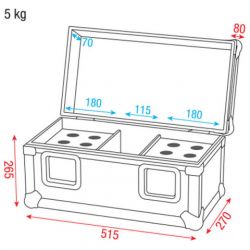 Show Gear flight case 12 micros