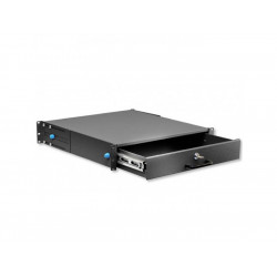 Tiroir 19 2U - avec clé - noir