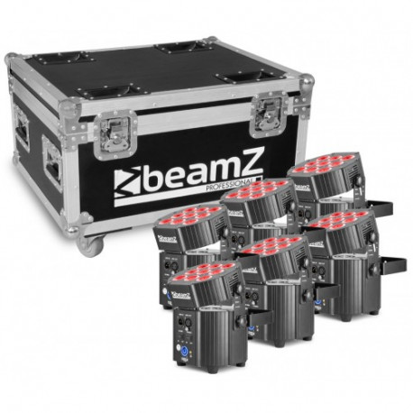 BeamZ BBP60 Set 6 projecteurs led