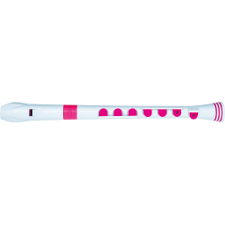 Nuvo - N320RDWPK Flute blanc - rose