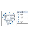 Asd ASD22 Angles 2 départs 90°