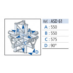 Asd ASD61 Angles 6 départs 