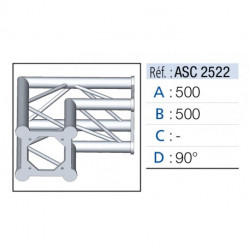 Asd ASC2522  Angles 2 départs 90°