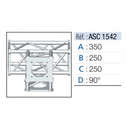Asd ASC1542  Angles 4 départs 90°