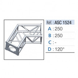 Asd ASC1524  Angles 2 départs 120°