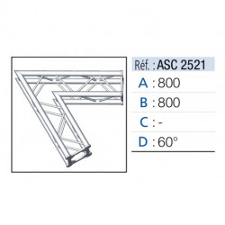 Asd ASC2521  Angles 2 départs 60°