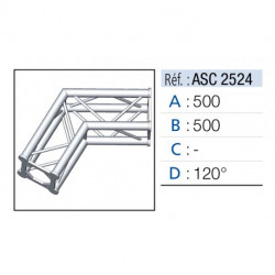Asd ASC2524  Angles 2 départs 120°