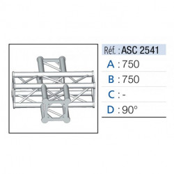 Asd ASC2541  Angles 4 départs 90°