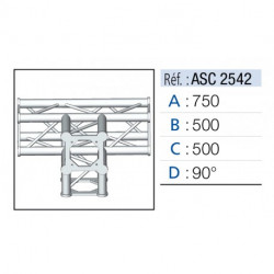 Asd ASC2542  Angles 4 départs 90°
