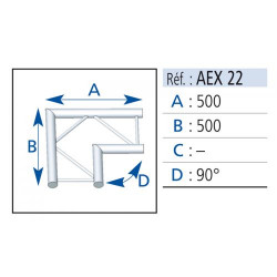 Asd Angle 90° Echelle plate 290