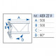 Asd Angle 90°Echelle Plate 290 