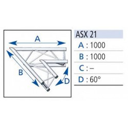 Asd ASX21 angle 2 départs 60°