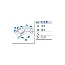 Asd ASX24 angle 2 départs 120°