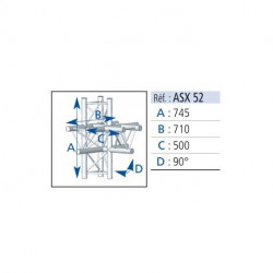Asd ASX52 angle 5 départs 