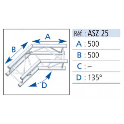 ASD ANGLE ALU SZ290 CARREE 