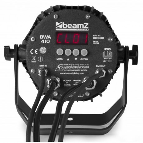 BeamZ BWA410 PAR LED IP65, alu