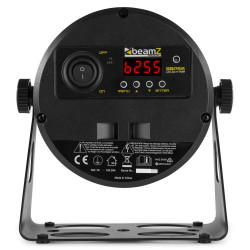 BeamZ BBP66 sur batterie 6x6W