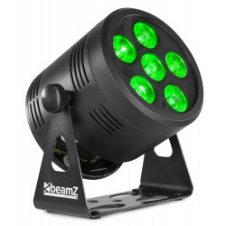 BeamZ BBP66 sur batterie 6x6W