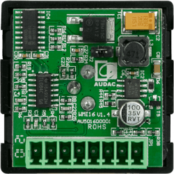 Audac - WMI18-B Mic/Xlr 45x45