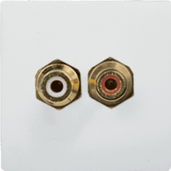 Audac - CP45RCA-W Rca 45x45