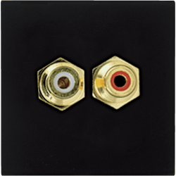 Audac - CP45RCA-B Rca 45x45