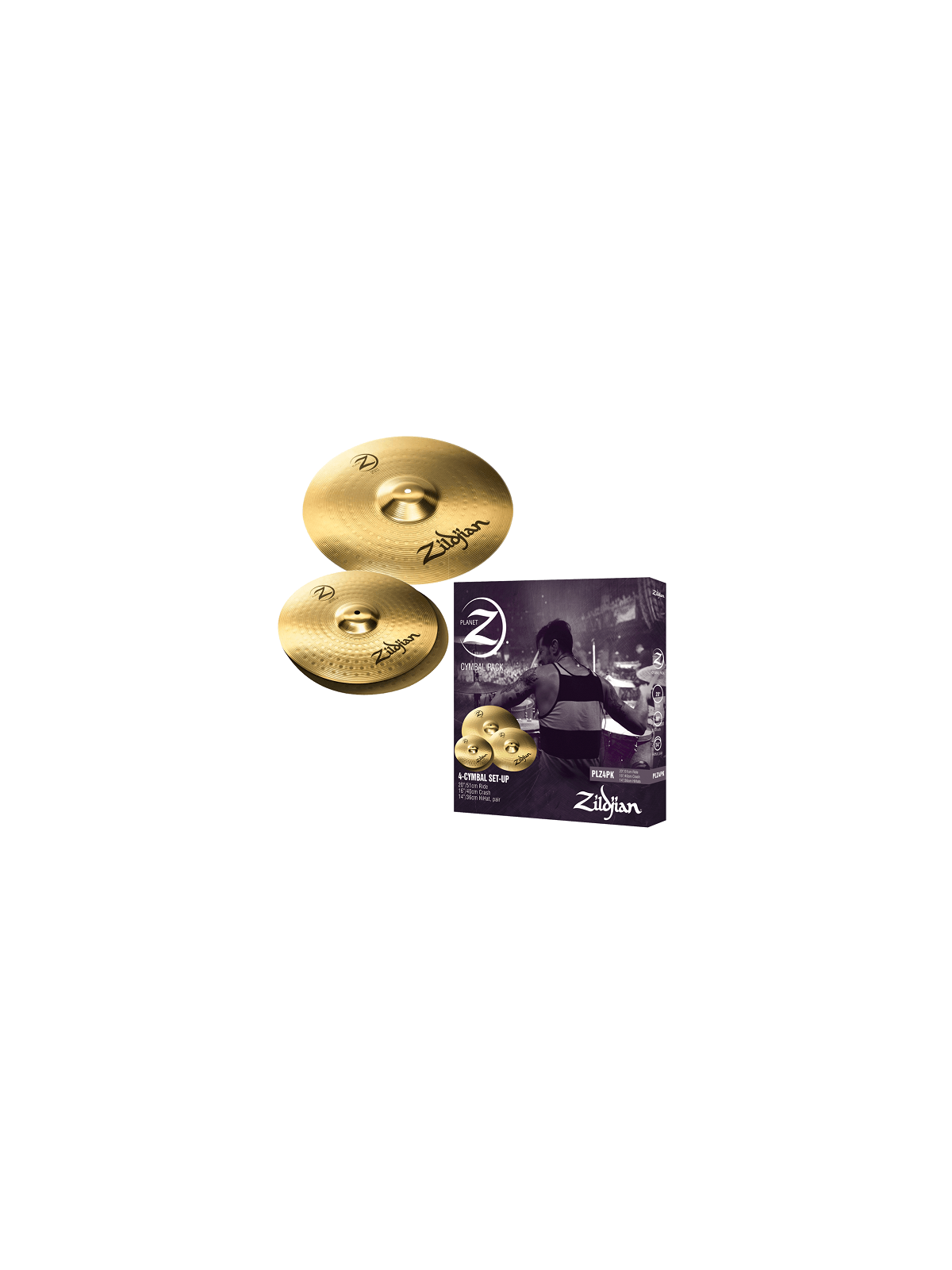 Zildjian PLZ1316 pack cymbales