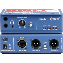 Radial - DAN-RX2 Di Récepteur Dante