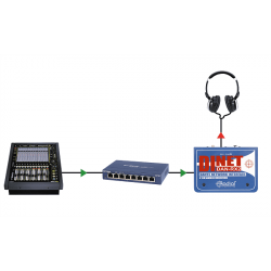 Radial - DAN-RX2 Di Récepteur Dante