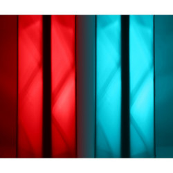 BeamZ Lycra Totem Blanc 1m