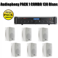 Audiophony PACK 1 COMBO 130 Blanc