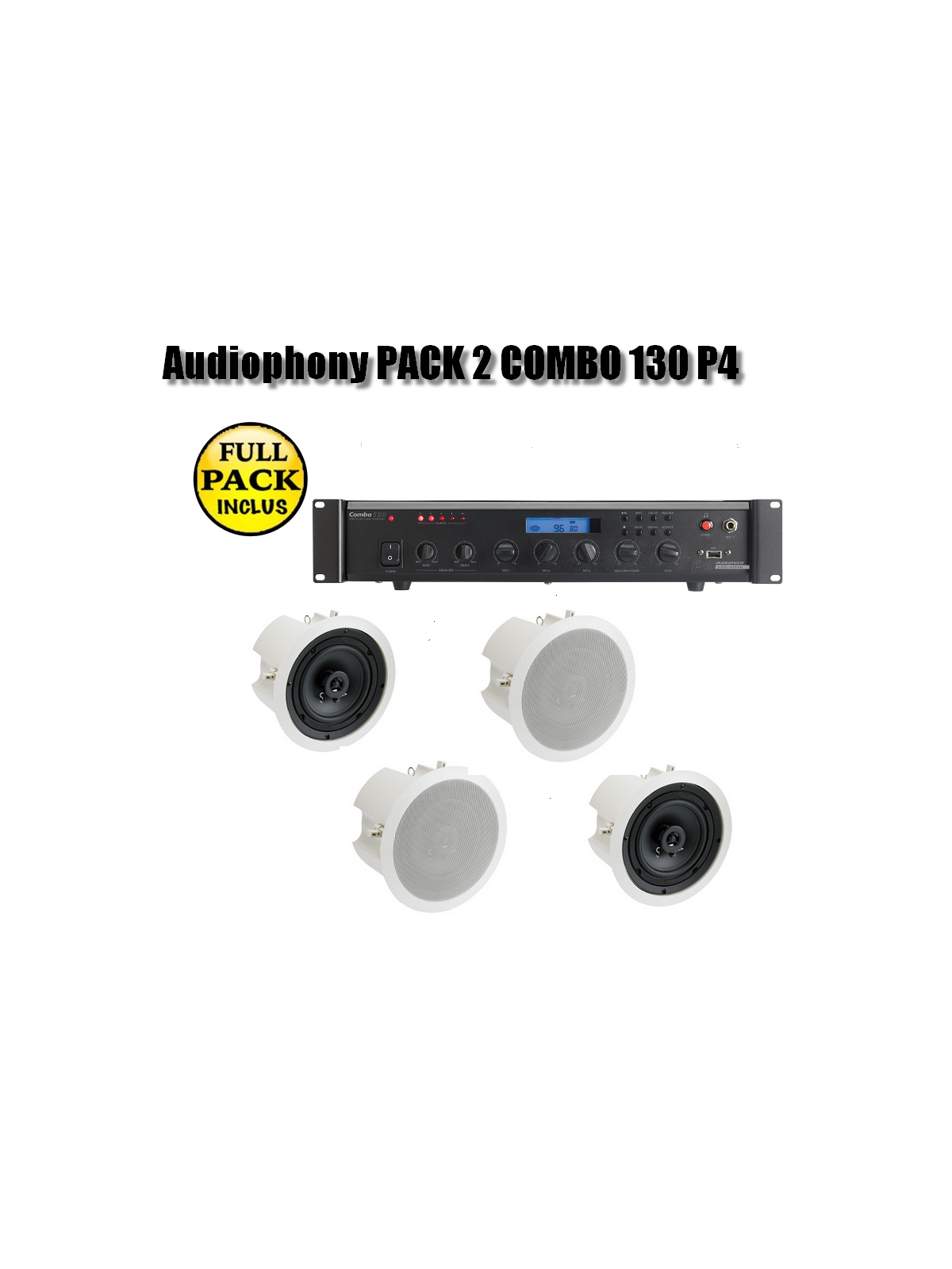 Audiophony PACK 2 COMBO 130 P4
