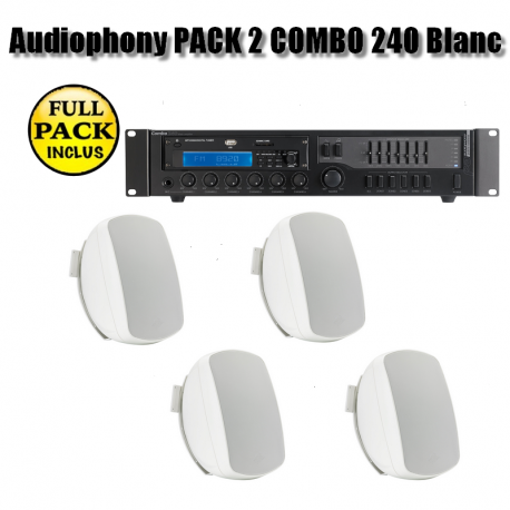 Audiophony PACK 2 COMBO 240 Blanc