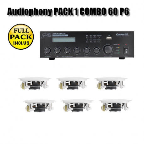 Audiophony PACK 1 COMBO 60 P6