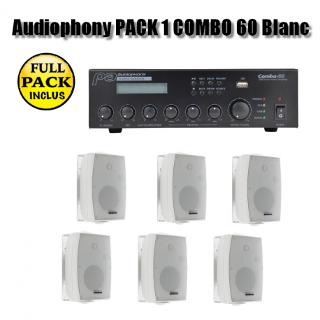 Audiophony PACK 1 COMBO 60 Blanc