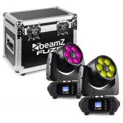 BeamZ Pack 2 x Fuze610Z Wash 6x10W